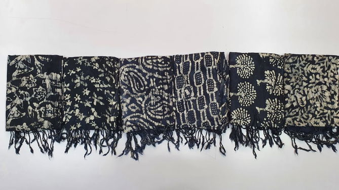 Ff Black Indigo Scarf Rayon Printed Wholsale Dupatta Collection
